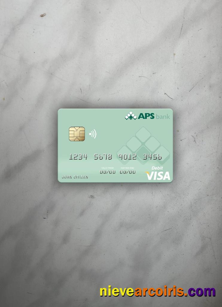 Malta APS Bank Limited visa debit card photolook